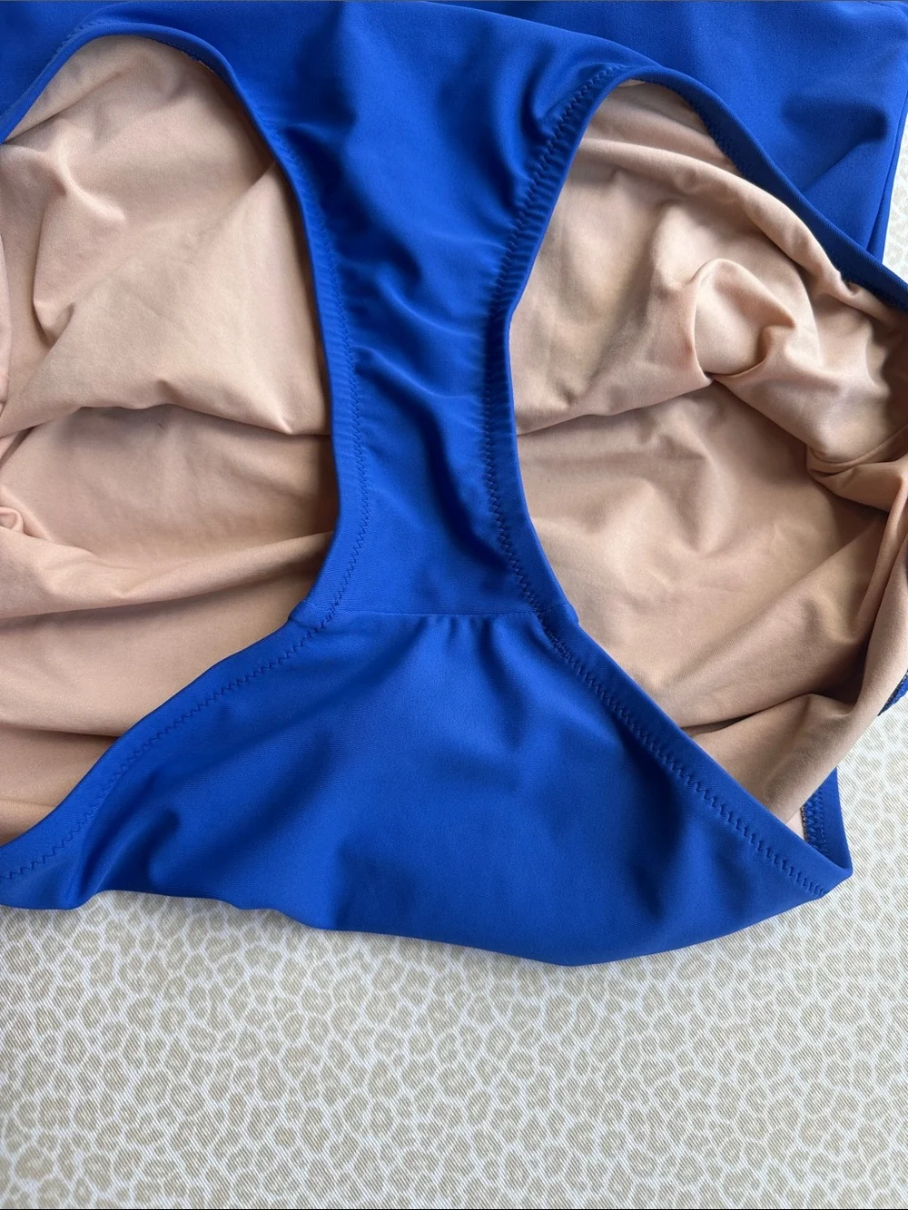 J. Crew Royal Blue Tie-Shoulder One-Piece Lined Swimsuit size XL